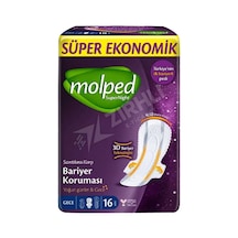 3 Adet Molped Supernight Gece 16lı Süper Ekonomik