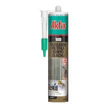 Akfix Duşakabin Silikonu Beyaz 310 Ml