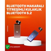 İki Telefona Aynı Anda Bağlanan Bluetooth 5.3 Klipsli Kulaklık Mfb Çok Noktalı Bağlantı Mavi