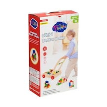 Playwood Ahşap Eğitici Bloklu Araba