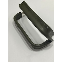 Karantuhafiye Çanta Bursu / Derili Burs 20 Cm / Haki Haki