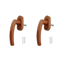 2 Adet Açık Kahverengi Plastik Pvc Pimapen Pencere Kolu