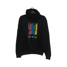 Ptx Baskılı Çocuk Sweatshirt Siyah