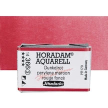Schmincke Horadam Aquarell Tam Tablet Sulu Boya Deep Red 366 S.3