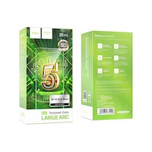 Hoco İphone 15 Pro Max 5d Full Tempered Kırılmaz Cam Ekran Koruyucu 25 Adet Set- 5775 Mh-hs6145-4106