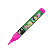 450 Yuvarlak Uç Tekstil Kalemi Fosforlu Pembe Fosforlu Pembe