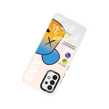 Newface Samsung Galaxy A53 5g Kılıf Estoril Desenli Kapak - Estoril - 6 Beyaz