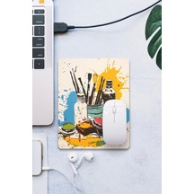 Sonictouch Boya Seti Temalı Pürüzsüz Yüzey Kaymaz Taban Dikişsiz Kenar Gamer Oyuncu Mouse Pad 19x23c Mousepad