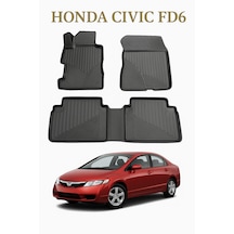 Honda Civic Fd6 2007-2011 Uyumlu 3d Oto Paspas Premium