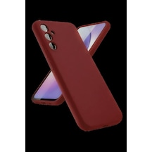 Samsung Galaxy Uyumlu  A24 4g Kılıf First Silikon - Bordo
