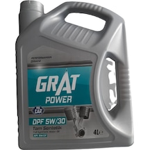 Grat Power Dpf 5W-30 Partiküllü Tam Sentetik Motor Yağı 4 L