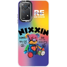 Newface Xiaomi Redmi Note 11 Pro Kılıf Estoril Desenli Kapak - Estoril - 11 Renkli