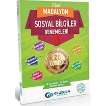 Gezegen 7. Sınıf Sosyal Bilgiler Madalyon 20 Deneme