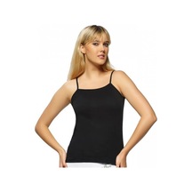 Essaiçgiyim 3'lü 6'lı 12'li Paket Gümüş 4047 Likralı Düz Ip Askı Bayan Atlet - 457339155 - M-Siyah-3'lü