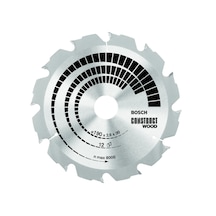 Bosch Optiline Serisi İnşaat Ahşabı İçin 190x30 mm 12 Diş Daire Testere Bıçağı - 2608640633