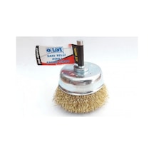 Mey İthalat Hawk Ha10147 Pimli Sarı Tel Çanak Fırça 65 Mm