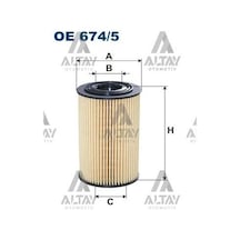 Esse Otomotiv  Accent 09- Era Accent Blue 11- İ-20 İ-30 Elantra 16- Rio Santafe Yağ Filtresi -FLT-OE674/5