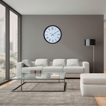 Siyah Dekoratif Roma Rakamlı 52 X 52 Cm Duvar Saati Diğer