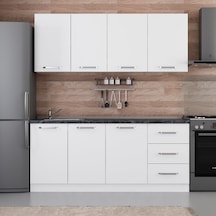 Minar 190 Cm Mutfak Dolabı Beyaz 190-b1