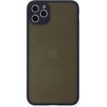 Apple iPhone  Uyumlu,  11 Pro Max Kılıf Montreal Silikon Kapak - Lacivert