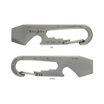 Nite Ize Doohickey Çok Amaçlı Çelik Anahtarlık -Gri