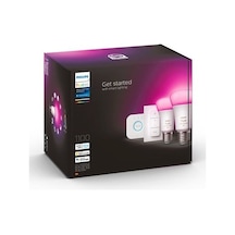 Philips Huewca 9-75w E27 Renkli Akıllı Ampul 2'li Başlangıç Seti Kumandalı Diğer