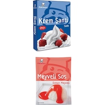 Pakmaya Krem Şanti Sade 2'li Paket 75 G + Orman Meyveli Sos 78 G