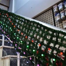 Kareli Çit Labirent Garland Yeşil 5Mt