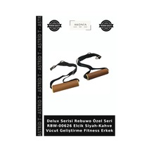 Delux Serisi Rebuwo Özel Seri Rbw-00626 Elcik Siyah-kahve Vücut Geliştirme Fitness Erkek