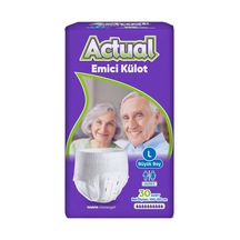 Actual Emici Külot Yetişkin Bezi L - Large - Büyük 270 Adet