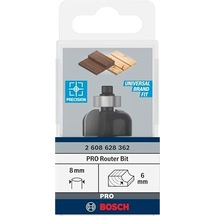 2 608 628 Aksesuarı 362 Oyuklu Freze Ç 8 Mm, R1 6 Mm, D 24,7 Mm, L13 Mm, G 53 Mm