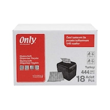 Only Dispenser Peçete 18 Adet X200 Yaprak Kırmızı Koli