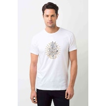 Shawn Mendes Baskılı Beyaz Erkek Tshirt