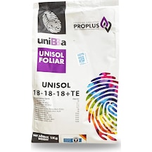 Unibba Unisol Foliar 18-18-18+te Yaprak Gübresi Mikro Element 1kg 1 KG