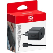 Nintendo Switch 2 Ac Adaptör Türkiye Girişli Şarj