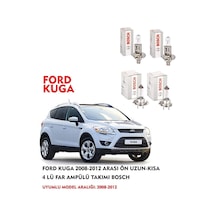 Ford Kuga 2009 Model Ön Uzun-kısa 4 Lü Far Ampülü Takımı