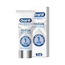 Oral-b Pro 3d White Clinical Yoğun Beyazlık Parlak Mükemmellik Diş Macunu 75 Ml 4'li Avantaj Paketi