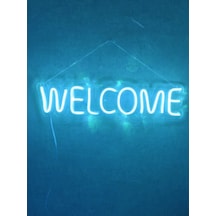 Welcome Neon Led Duvar Dekoru Aydınlatması Neon Led Tabela (535759854)