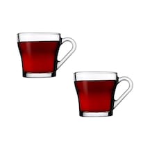 2'li Kulplu Çay Fincanı 55233 Şeffaf
