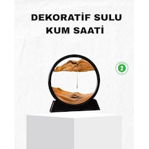 Dekoratif Kum Saati Şık Masa Üstü Aksesuar, Dayanıklı Malzeme, Modern Ve Klasik Tasarım Mavi