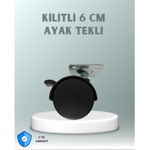 Lvsqvr Zemin Korumalı 6 Cm Kilitli Döner Ayak Çok
