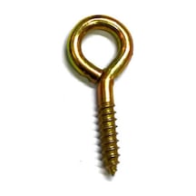 200 Adet Piton 16x30 Kapalı, 10x24 Mm, Sarı - Asma Ve Sabitleme, Vidalı Çengel Kanca Evimdeyokyok 24 MM