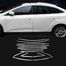 Ford Focus Sd 2011 2018 Cam Çıtası Krom