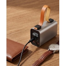 50000 Mah Güçlü Powerbank Dijital Göstergeli Çoklu Nrzsnt - 82 Usb Çıkışlı siyah