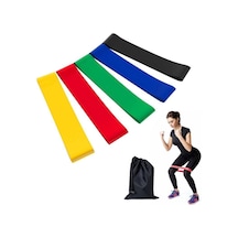 Pilates Loop Egzersiz Bandı 5 Farklı Dirençli Set
