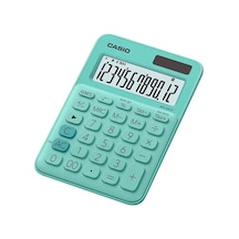 Casio Hesap Makinesi Masaüstü 12 Hane Yeşil Ms-20uc-gn