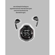 Bluetooth 5.3 Kablosuz Kulaklık 30mm Sürücü Led Ekranlı Mikrofonlu - Diğer