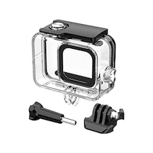 Hero 8 Su Geçirmez Muhafaza Kabı, Hero 8 İle Uyumlu Açık Mavi