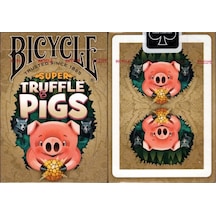 Bicycle Super Truffle Pigs Hınzır Premium Oyun Kağıdı Koleksiyonluk İskambil Kartları Destesi