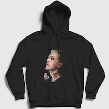 Presmono Unisex Reason Lil Peep Kapüşonlu Sweatshirt Siyah